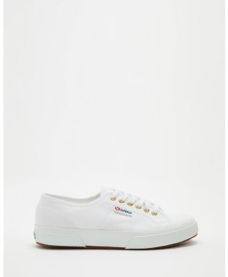 Superga - 2750 Gold Eyelet Sneakers   ICONIC EXCLUSIVE - Sneakers (A15 White-Gold, White & Yellow Gold) 2750 Gold Eyelet Sneakers - ICONIC EXCLUSIVE