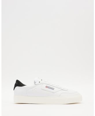 Superga - 3843 Court   Unisex - Sneakers (White, Bristol Black & Favorio) 3843 Court - Unisex