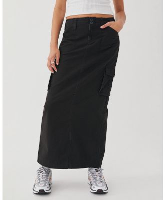 Supre - Dylan Cargo Maxi Skirt - Skirts (Black) Dylan Cargo Maxi Skirt