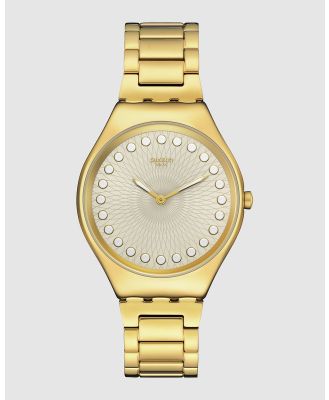 Swatch - Bubbly & Bright Watch - Watches (Gold) Bubbly & Bright Watch