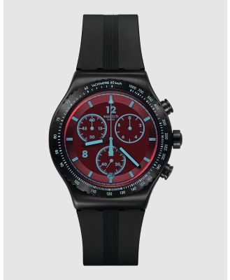 Swatch - Crimson Mystique Watch - Watches (Black) Crimson Mystique Watch