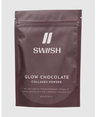 SWIISH - Glow Chocolate Collagen Powder - Vitamins & Supplements (Brown) Glow Chocolate Collagen Powder