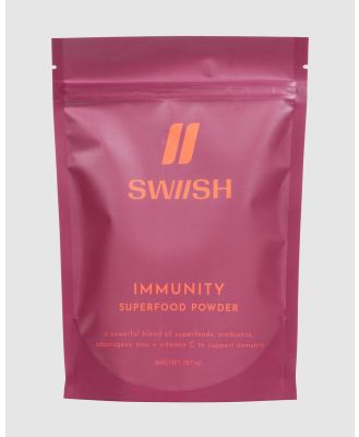 SWIISH - Immunity Superfood Powder - Vitamins & Supplements (Maroon) Immunity Superfood Powder