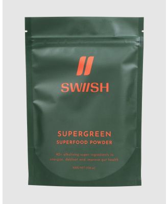 SWIISH - Supergreen Superfood Powder - Vitamins & Supplements (Forest Green) Supergreen Superfood Powder