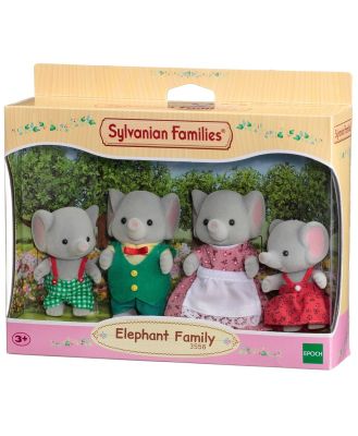 Sylvanian Families - Elephant Family - Accessories (Multi) Elephant Family