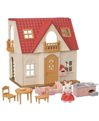 Sylvanian Families - Red Roof Cosy Cottage Starter Home - Doll playsets (Multi) Red Roof Cosy Cottage Starter Home