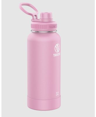 TAKEYA - Actives Pink Lavender 950Ml Bottle With Spout Lid - Water Bottles (N/A) Actives Pink Lavender 950Ml Bottle With Spout Lid