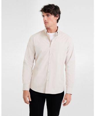 Tarocash - Banford Cord Shirt - Shirts & Polos (STONE) Banford Cord Shirt