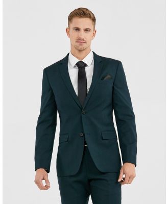 Tarocash - Blain Slim Suit Jacket - Suits & Blazers (GREEN) Blain Slim Suit Jacket