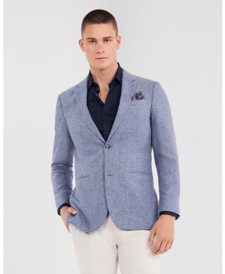 Tarocash - Bristol Linen Blazer - Suits & Blazers (MID BLUE) Bristol Linen Blazer