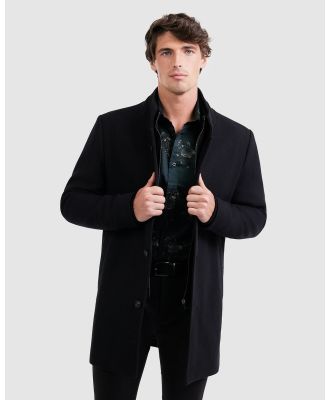 Tarocash - Gisburn Wool Coat - Coats & Jackets (BLACK) Gisburn Wool Coat