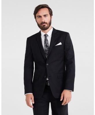 Tarocash - Lex Slim Wool Check Suit Jkt - Suits & Blazers (BLACK) Lex Slim Wool Check Suit Jkt