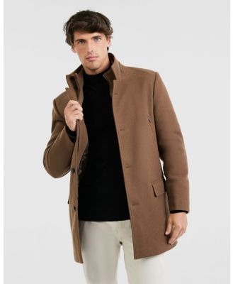 Tarocash - Nelson Stretch Coat - Coats & Jackets (CAMEL) Nelson Stretch Coat