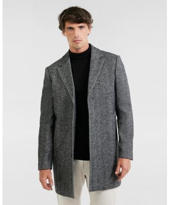 Tarocash - Porter Wool Coat - Coats & Jackets (CHARCOAL) Porter Wool Coat