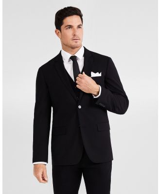 Tarocash - Supreme Stretch Suit Jacket - Suits & Blazers (BLACK) Supreme Stretch Suit Jacket