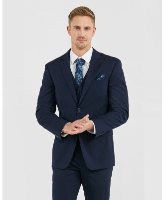 Tarocash - Supreme Stretch Suit Jacket - Suits & Blazers (NAVY) Supreme Stretch Suit Jacket