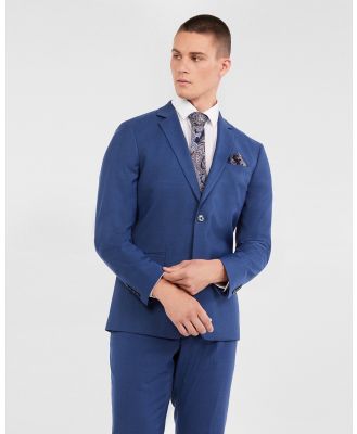 Tarocash - Westwood Check Suit Jacket - Suits & Blazers (MID BLUE) Westwood Check Suit Jacket