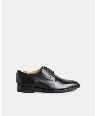 Ted Baker - Kampten Formal Leather Derby Shoe - Flats (BLACK) Kampten Formal Leather Derby Shoe