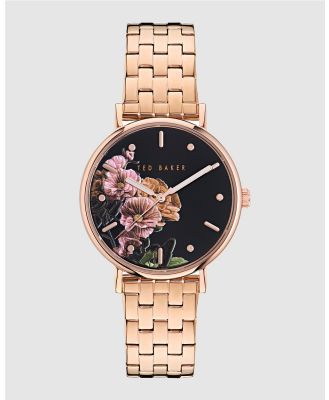 Ted Baker - Phylipa Romance   Gold Tone & Black - Watches (Rose Gold Tone) Phylipa Romance - Gold Tone & Black