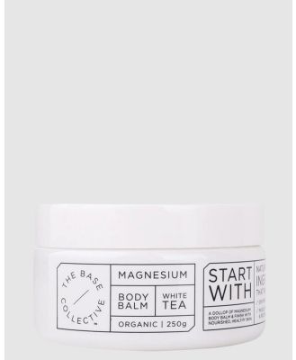 The Base Collective - Magnesium + White Tea Body Balm - Beauty (White) Magnesium + White Tea Body Balm