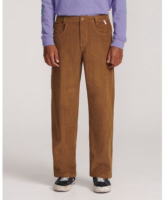 The Critical Slide Society - Peaty Cord 5 Pocket Pant - Cargo Pants (brown) Peaty Cord 5 Pocket Pant