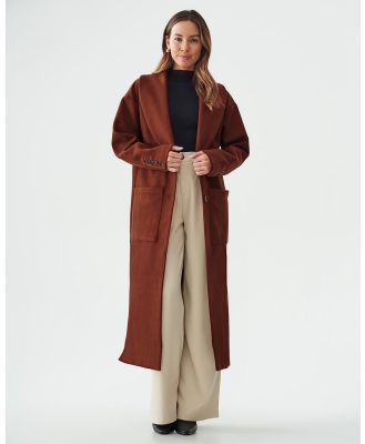 The Fated - Clara Coat - Coats & Jackets (Rust) Clara Coat