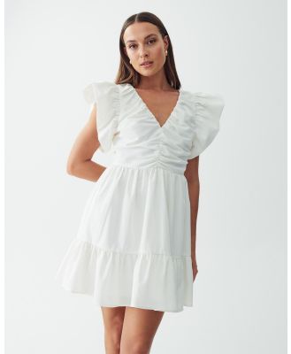 The Fated - Gweni Mini Dress - Dresses (White) Gweni Mini Dress