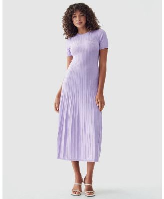 The Fated - Jamie Knit Dress - Dresses (Lilac) Jamie Knit Dress