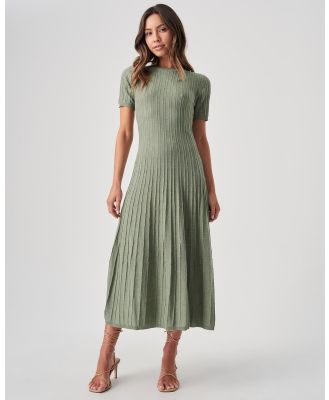 The Fated - Jamie Knit Dress - Dresses (Sage Green) Jamie Knit Dress