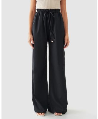 The Fated - Mira Wide Pants - Pants (Black) Mira Wide Pants