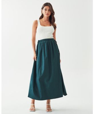 The Fated - Randazzo Skirt - Skirts (Emerald) Randazzo Skirt