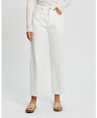 The Fated - Ryan Cropped Jean - Slim (Off White) Ryan Cropped Jean