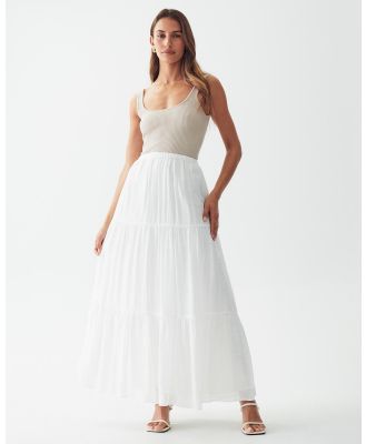 The Fated - Tilly Maxi Skirt - Skirts (White) Tilly Maxi Skirt
