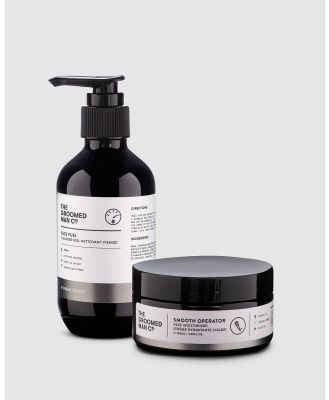 The Groomed Man Co - Face Wash & Moisturiser Kit - Skincare (Silver) Face Wash & Moisturiser Kit