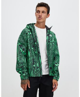The North Face - Novelty Rain Hoodie - Coats & Jackets (Chlorophyll Green) Novelty Rain Hoodie