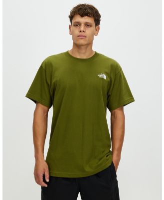 The North Face - Short Sleeve Evolution Box Fit Tee - Short Sleeve T-Shirts (Forest Olive) Short Sleeve Evolution Box Fit Tee