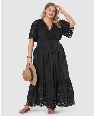 The Poetic Gypsy - Blowin In The Wind Maxi Dress - Dresses (black) Blowin In The Wind Maxi Dress