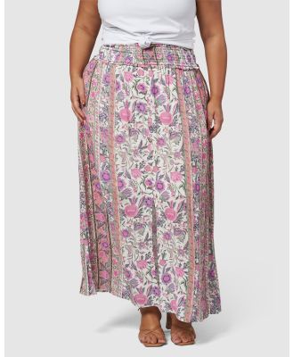 The Poetic Gypsy - Love Spice Maxi Skirt - Skirts (Purple) Love Spice Maxi Skirt