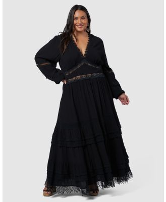 The Poetic Gypsy - One Of A Kind Maxi Dress - Dresses (Black) One Of A Kind Maxi Dress