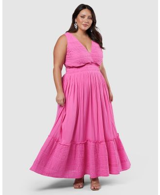 The Poetic Gypsy - Positano Maxi Dress - Dresses (Pink) Positano Maxi Dress
