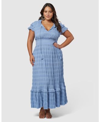 The Poetic Gypsy - Santorini Maxi Dress - Dresses (Blue) Santorini Maxi Dress