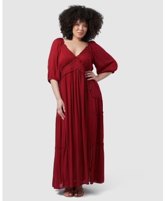 The Poetic Gypsy - Tropez Maxi Dress - Dresses (Red) Tropez Maxi Dress