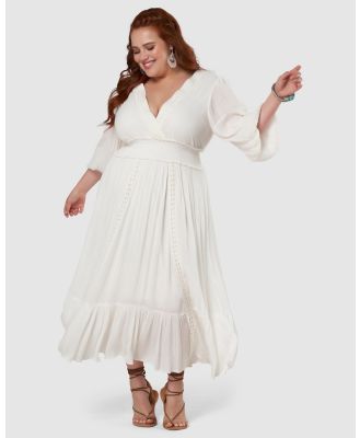 The Poetic Gypsy - Wild Harmony Maxi Dress - Dresses (White) Wild Harmony Maxi Dress