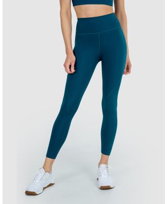The WOD Life - Energy High Waisted Tights - 7/8 Tights (Blue) Energy High Waisted Tights
