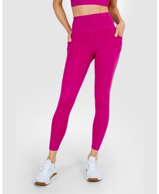 The WOD Life - Energy High Waisted Tights - Full Tights (Pink) Energy High Waisted Tights