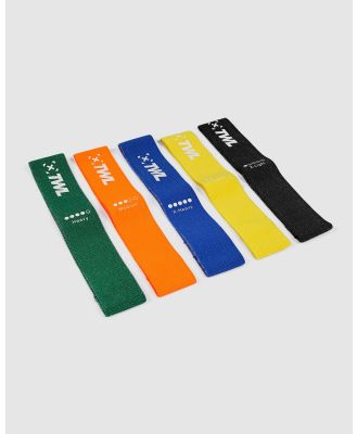 The WOD Life - Micro Knitted Short Resistance Bands 5 Pack - Gym & Yoga (Multi) Micro Knitted Short Resistance Bands 5 Pack