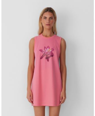 The Wolf Gang - Florade T shirt Dress - Dresses (Pink) Florade T-shirt Dress