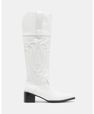 Therapy - Dynasty Boots - Knee-High Boots (White) Dynasty Boots