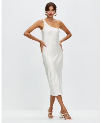 Third Form - Crush Bias One Shoulder Dress - Wedding Dresses (Cream) Crush Bias One Shoulder Dress
