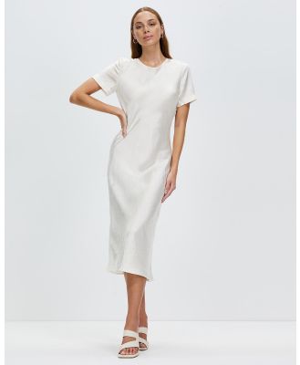 Third Form - Crush Bias Tee Midi Dress - Bridesmaid Dresses (Cream) Crush Bias Tee Midi Dress